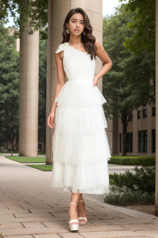 A-Line Short-Mini Tulle Graduation Dresses CS0546