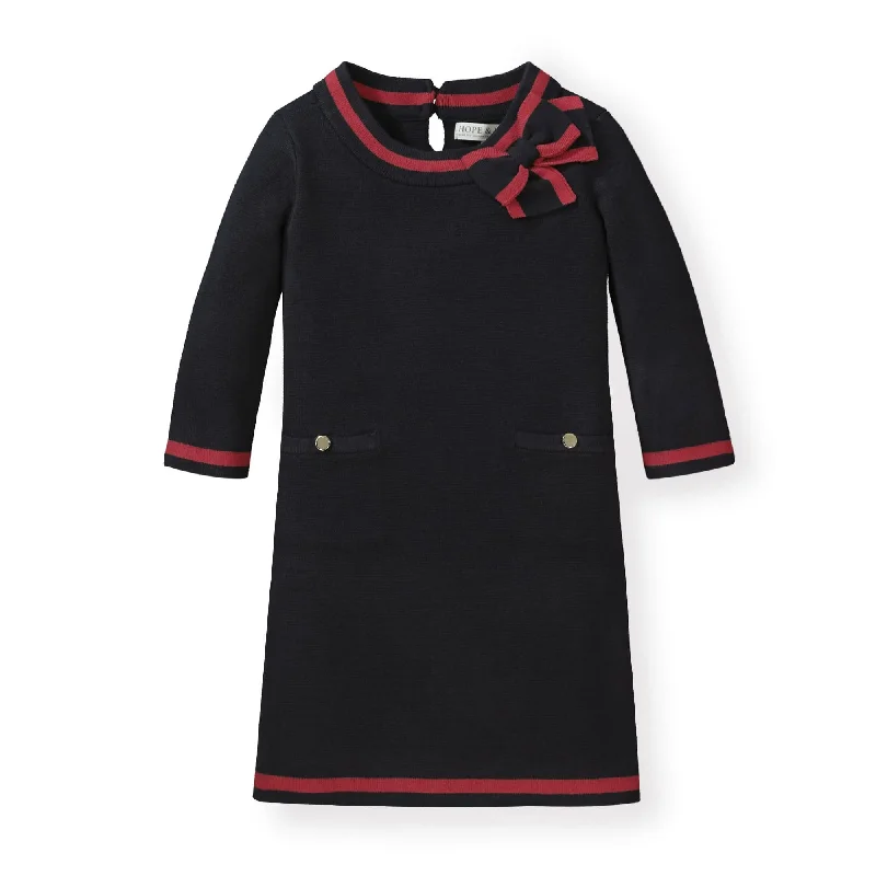 Milano Tipped Sweater Dress - Baby