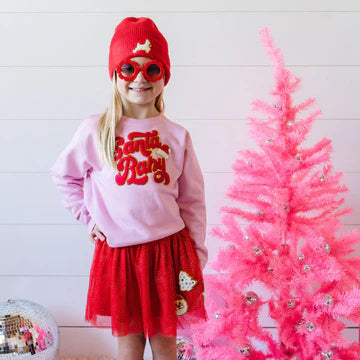 Santa Baby Patch Christmas Sweatshirt