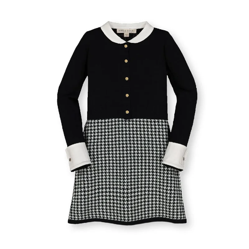 Black Houndstooth with Collar