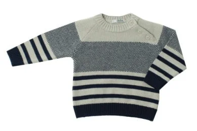 Navy Striped Sweater