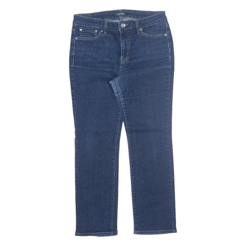 LAUREN RALPH LAUREN Jeans Blue Denim Slim Straight Womens W28 L26