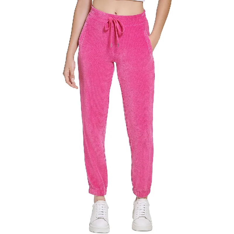 Andrew Marc Womens Chenille Sweatpants Jogger Pants