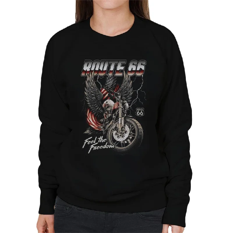 Route 66 Eagle Feel The Freedom Women's Sweatshirt