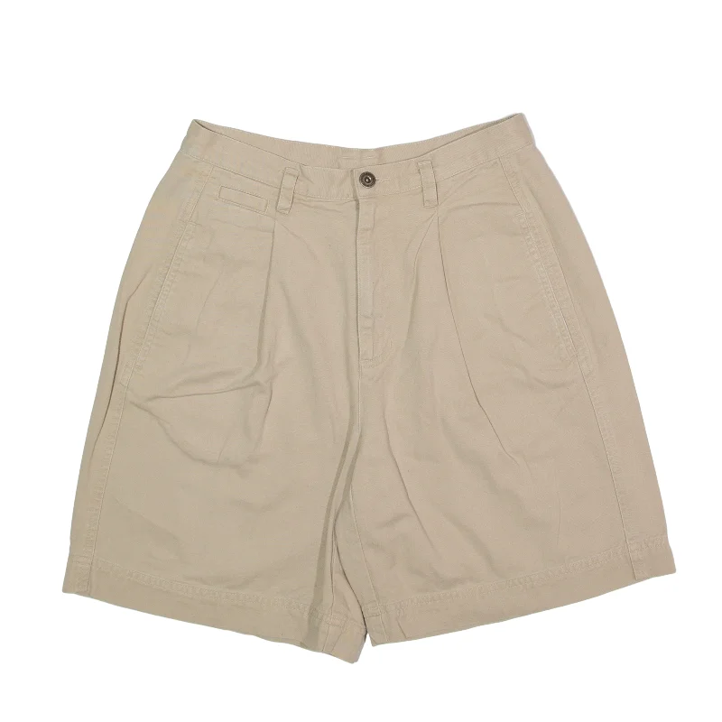 LIZ CLAIBORNE Chino Shorts Beige Regular Womens S W28