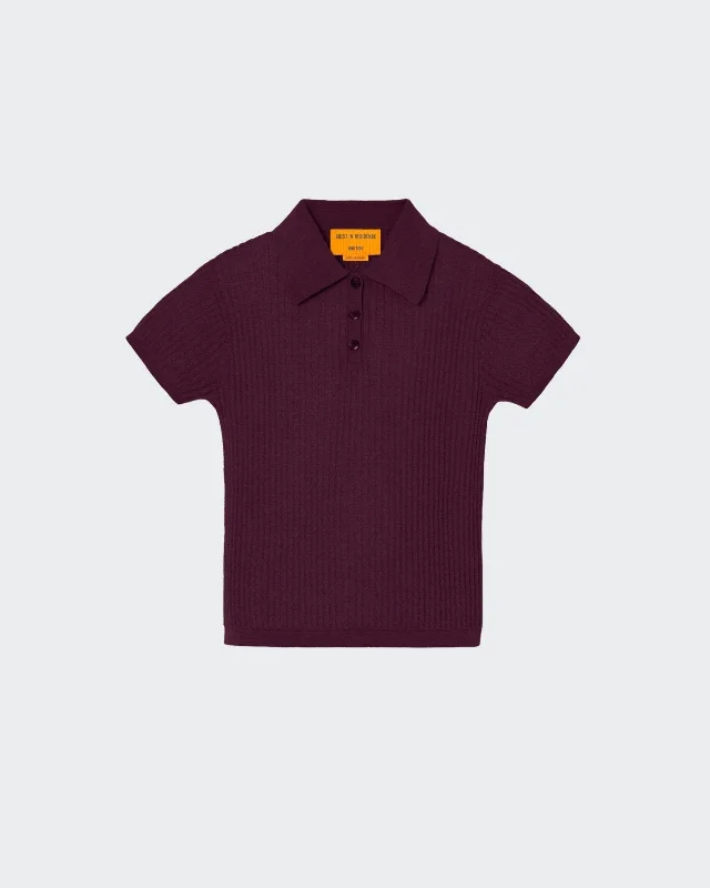 Shrunken Polo - Plum