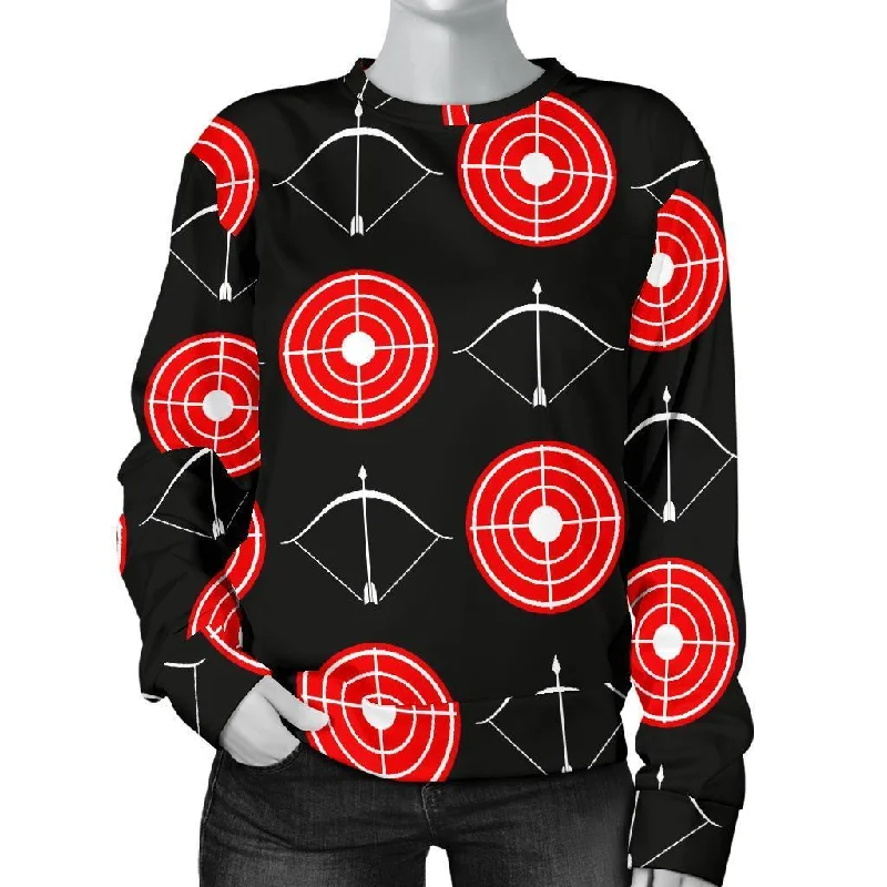 Targets Archery Pattern Print Women's Sweatshirt