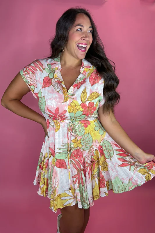 Kauai Short Sleeve Mini Dress