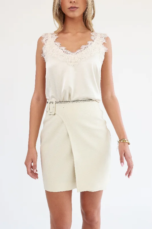 "The Aggie" - Skirt (Cream)