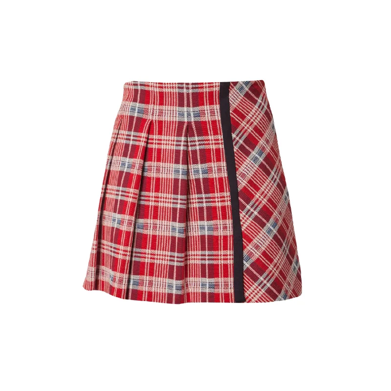 Gravellona Skirt - Multicolor/Red