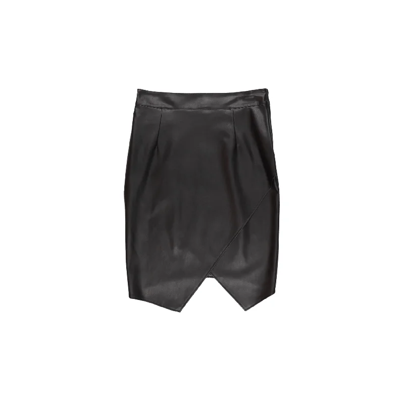 Leather Skirt - Black