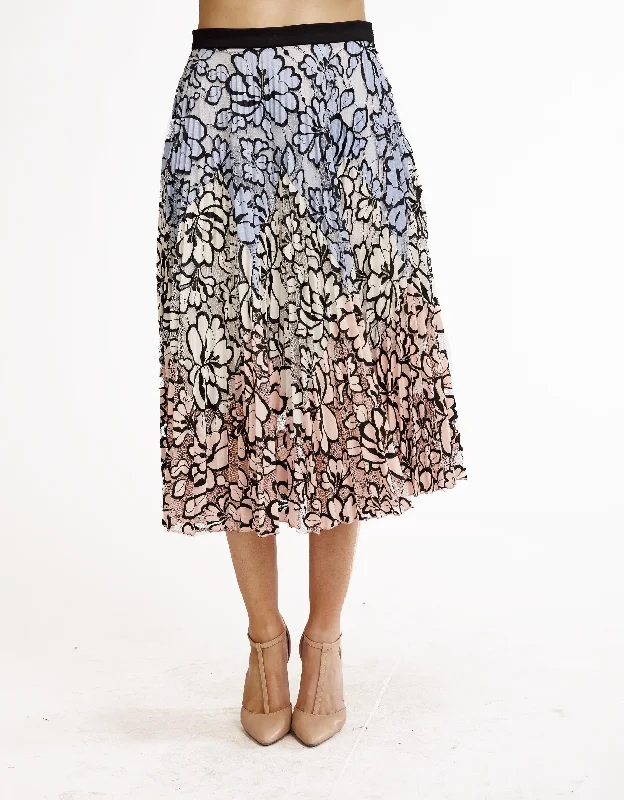 Multi Color Lace Skirt Lillian