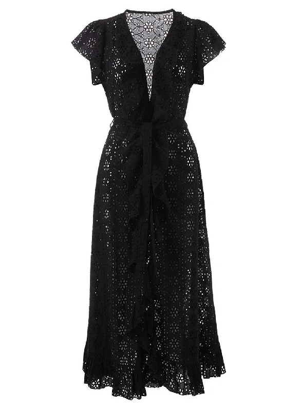 Brianna Long Kaftan Black