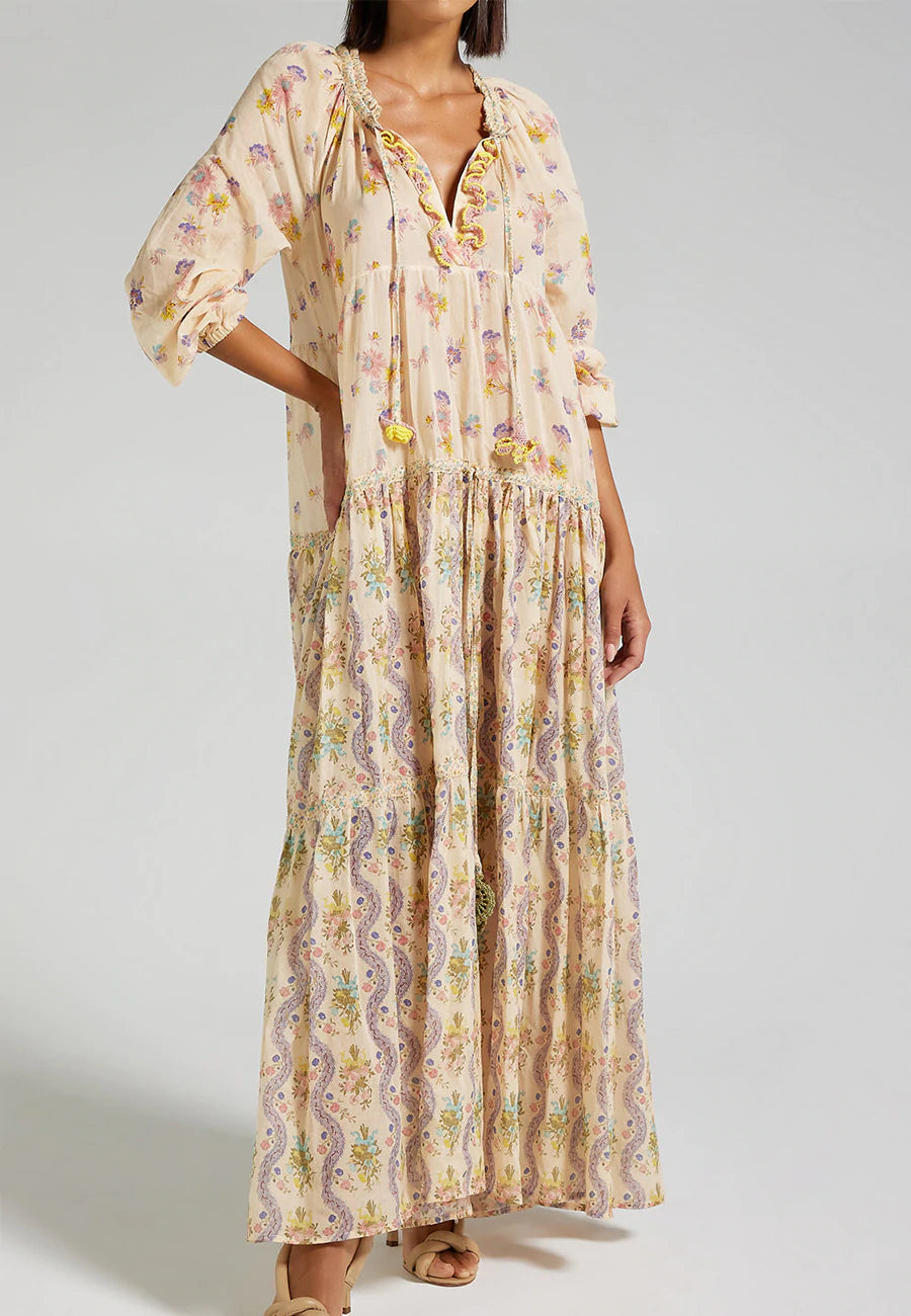 Lorella Long Kaftan Mixcipria