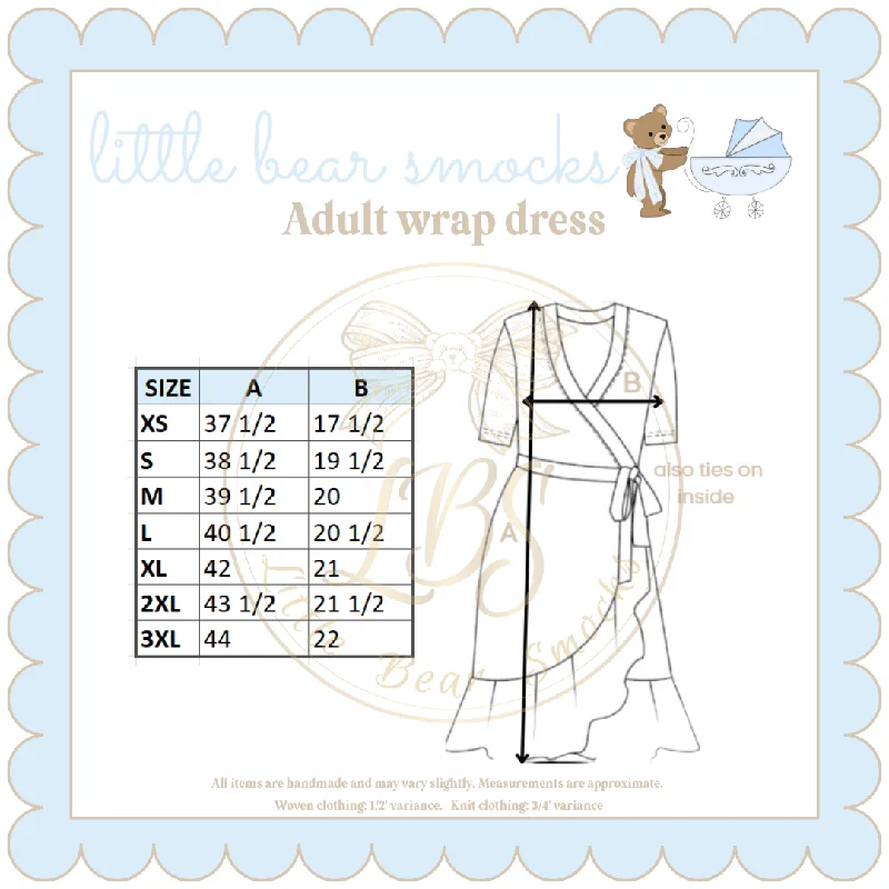 ADULT WRAP DRESS