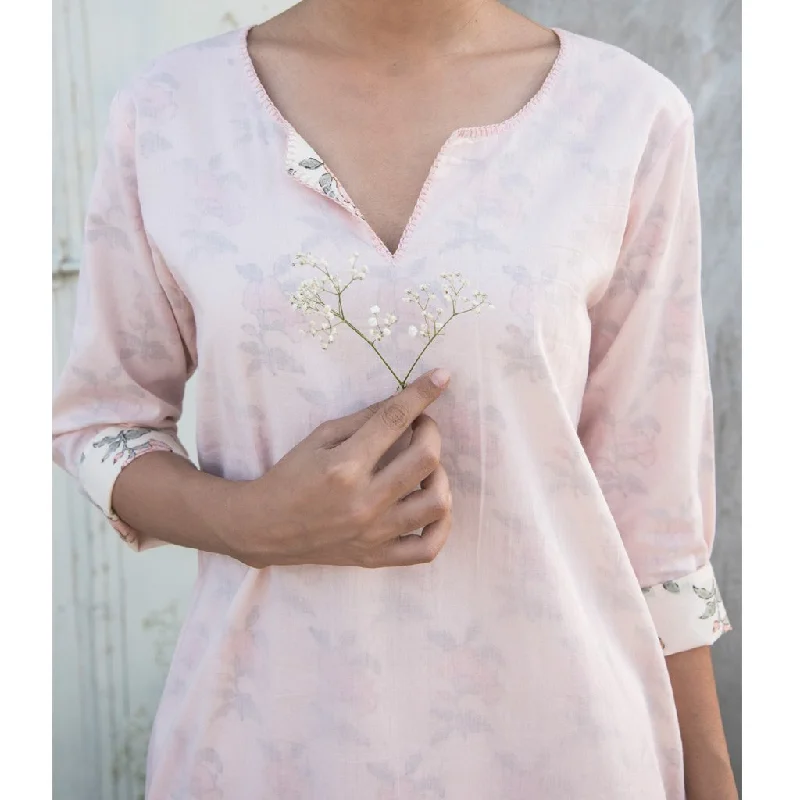 ALIYA (Kurta/Dress-Powder Pink)