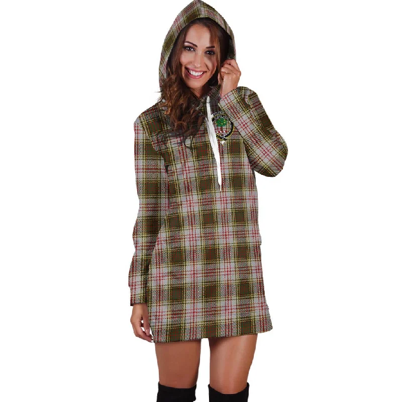 Anderson Dress Tartan Hoodie Dress with Family Crest