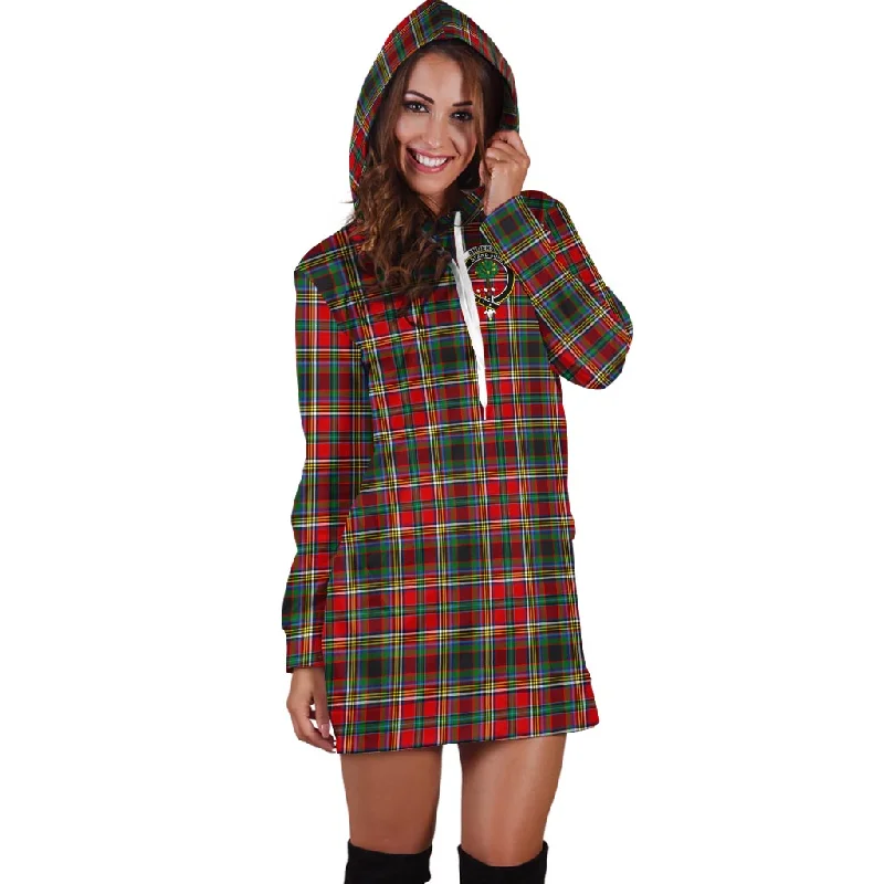 Anderson of Arbrake Tartan Hoodie Dress with Family Crest