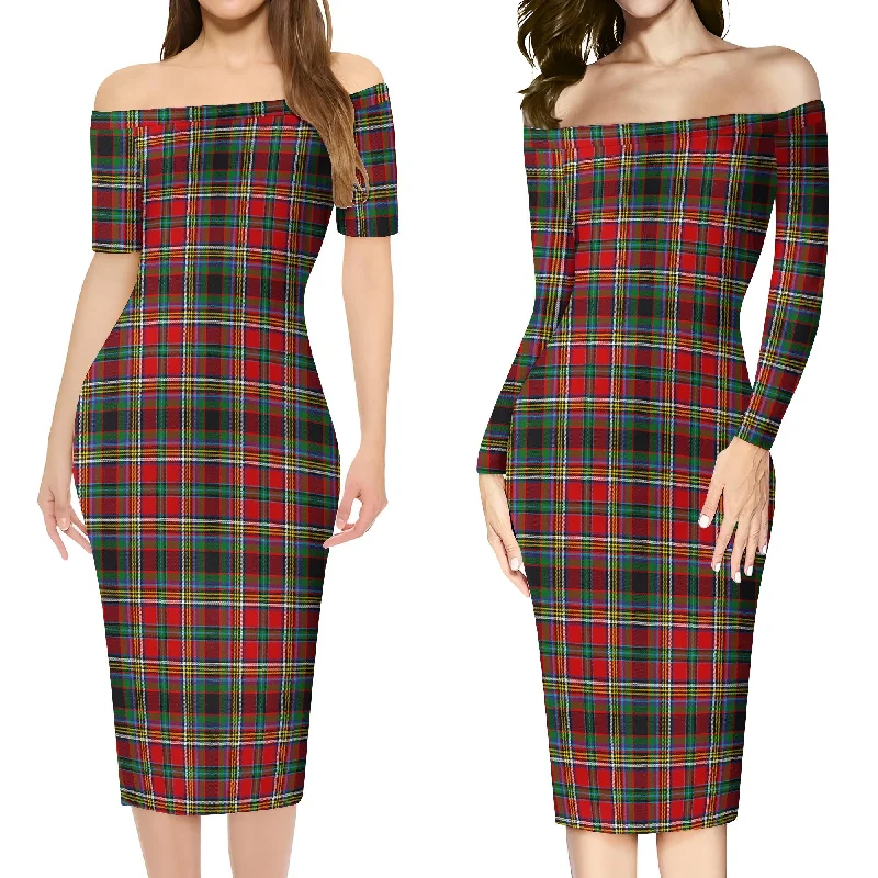 Anderson of Arbrake Tartan Off Shoulder Lady Dress