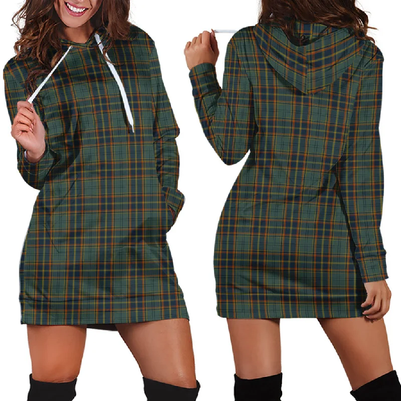 Antrim County Ireland Tartan Hoodie Dress