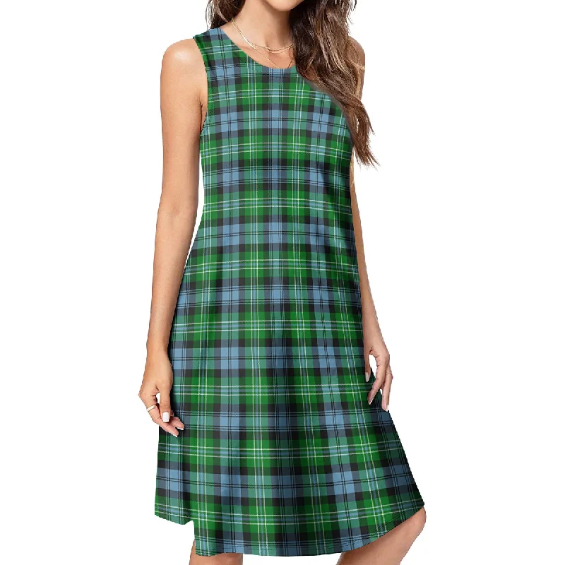 Arbuthnot Ancient Tartan Womens Casual Dresses