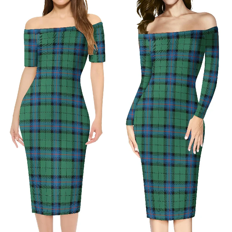 Armstrong Ancient Tartan Off Shoulder Lady Dress