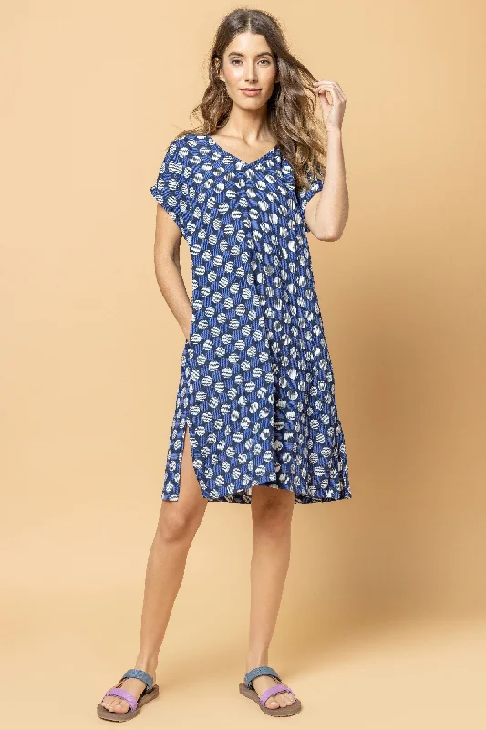 Blue Dot Dress