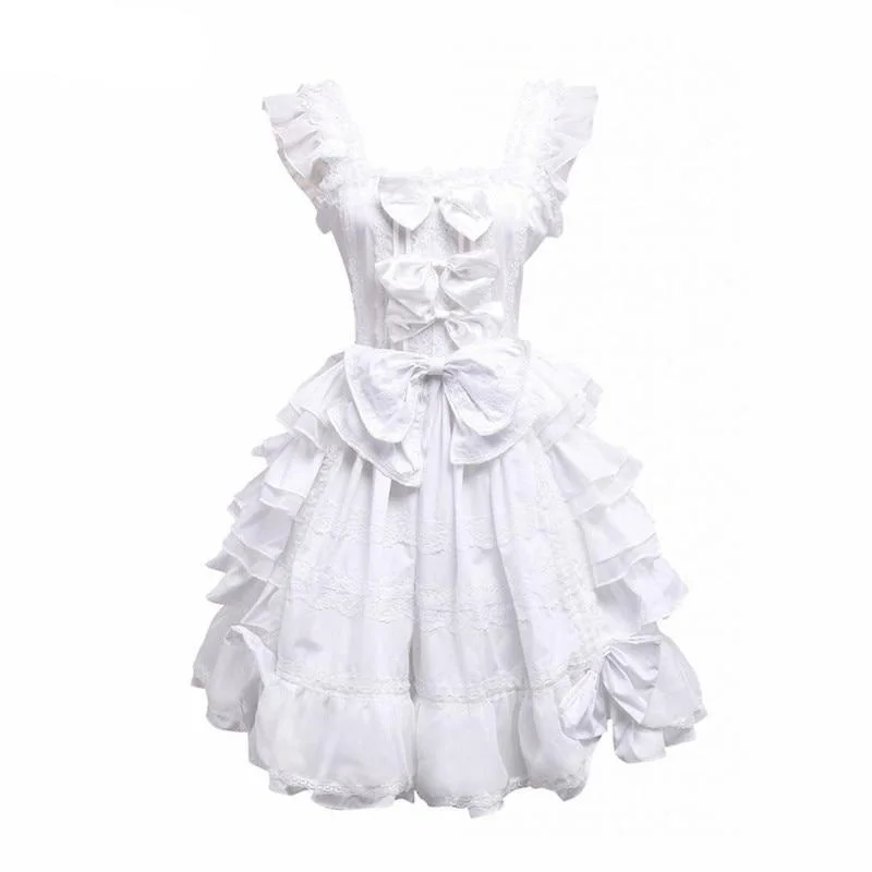 Bows & Ruffles Lolita Cotton Dress