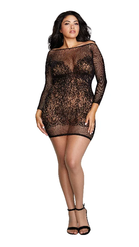 Seamless Fishnet Chemise