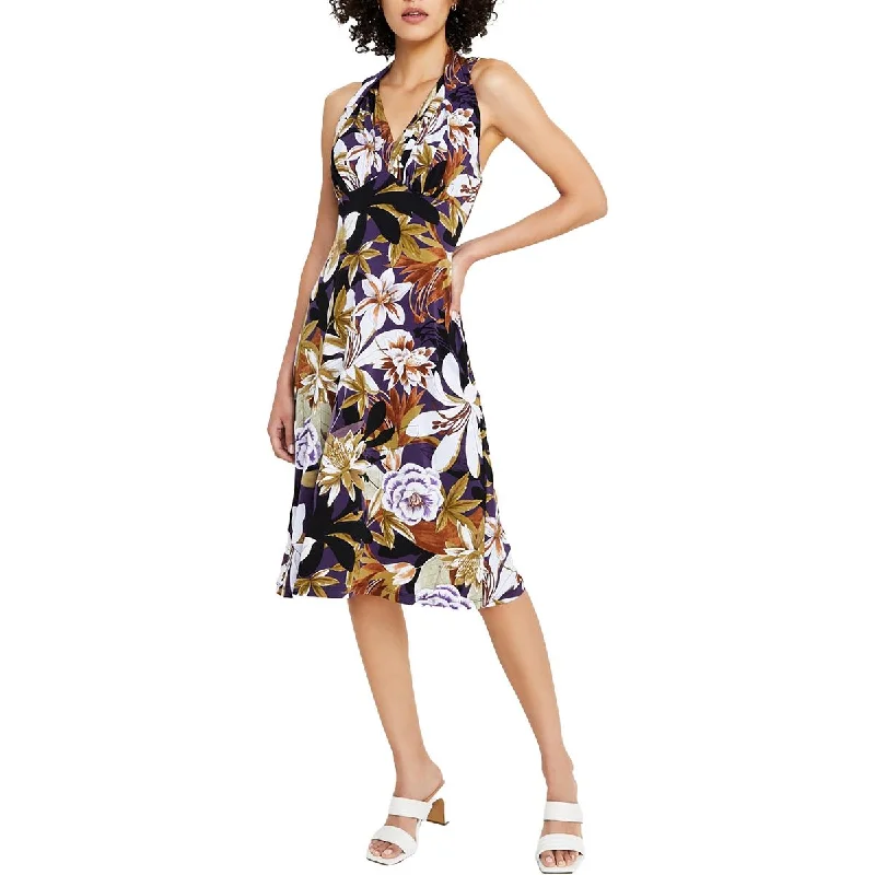 Connected Apparel Womens  Halter Dress