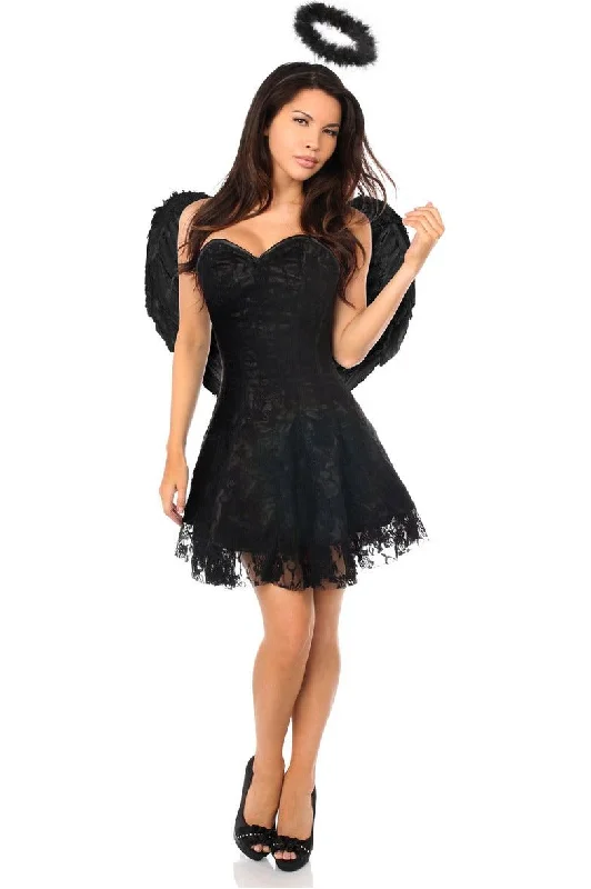 Daisy Corsets Lavish 3 PC Dark Angel Corset Dress Costume