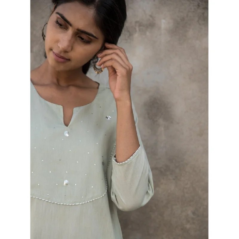 DARSHANA (Kurta-Sage Green)