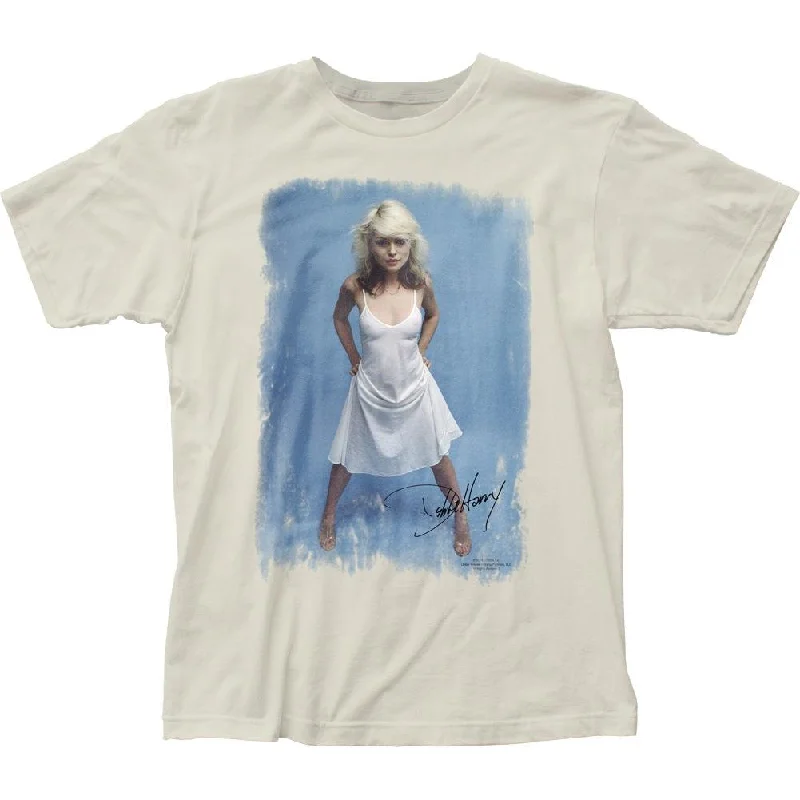 Debbie Harry White Dress fitted jersey tee