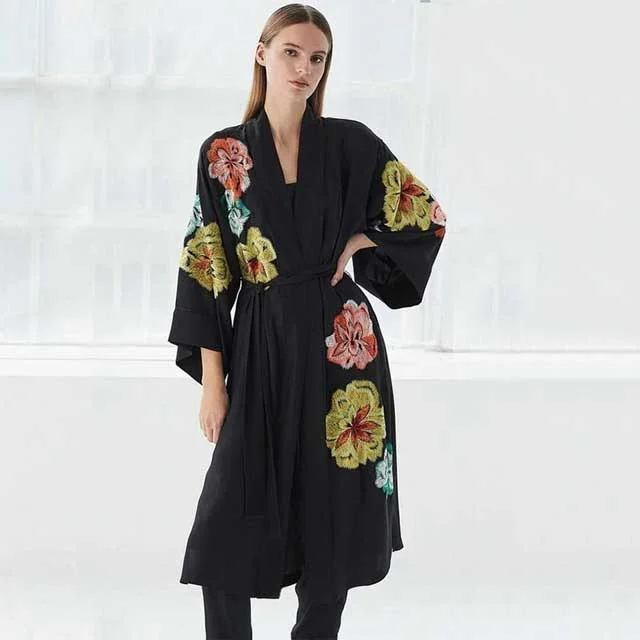 Embroidered Kimono