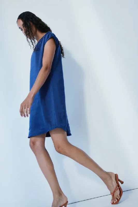 Ezra Satin Tee Dress