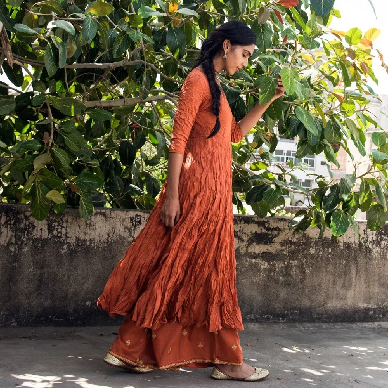 INIYA (Kurta/Dress-Rust)