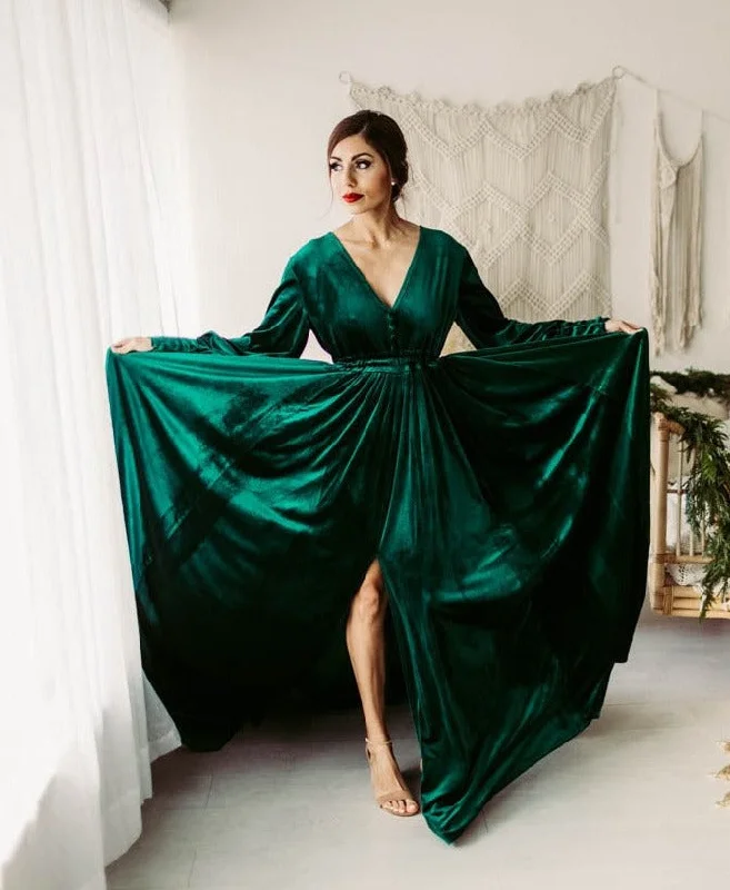 Ivy Dress - Emerald Green