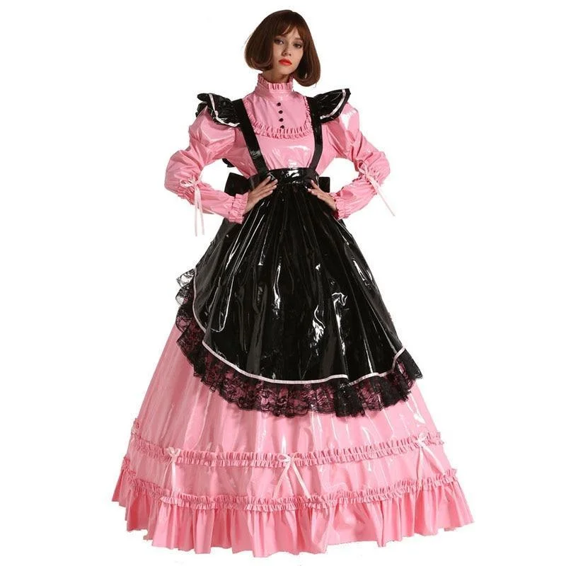 Lockable French Sissy Maid Dress