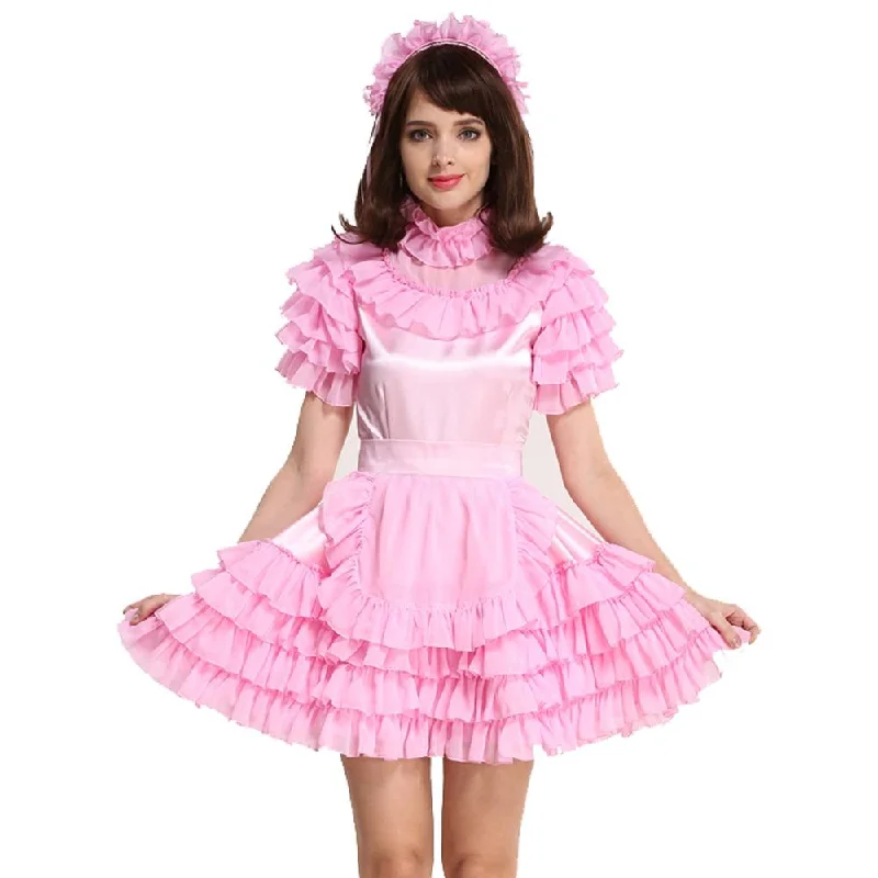 Lockable Sissy Maid Dress