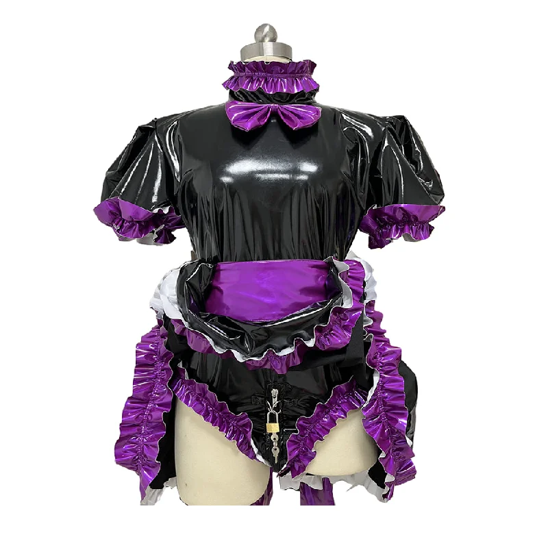 Lockable Sissy Maid Dress With Apron