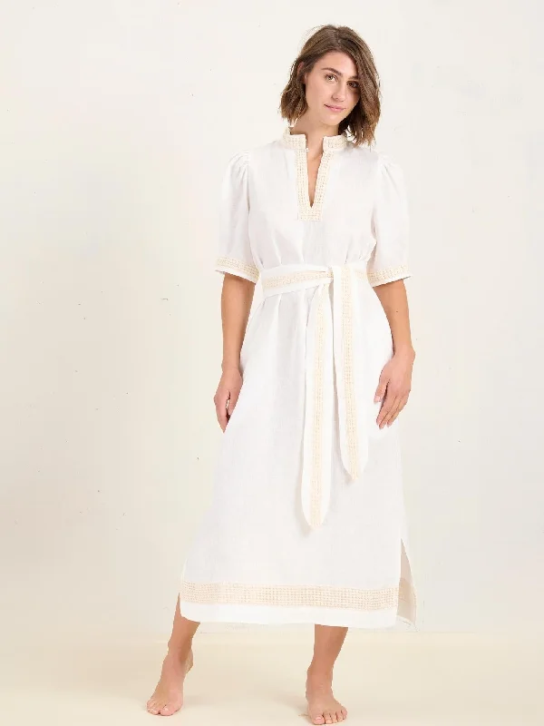 MAZE DRESS IVORY