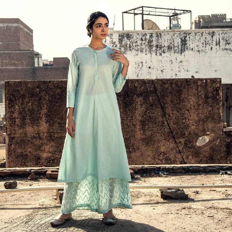 MOHI (Kurta/Dress-Aqua)