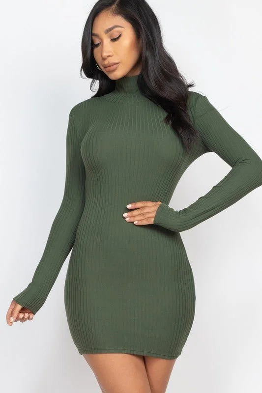 Omnia Dress- Olive