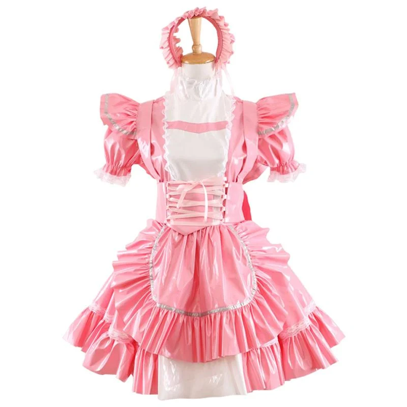 Pink Sissy Maid Dress Uniform