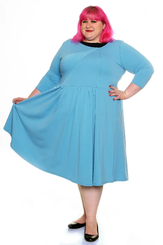 PRE-ORDER: Original Retro Swing Dress in Blue