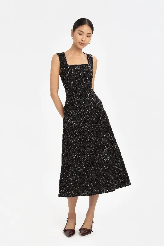 Quinn Tweed Swing Dress