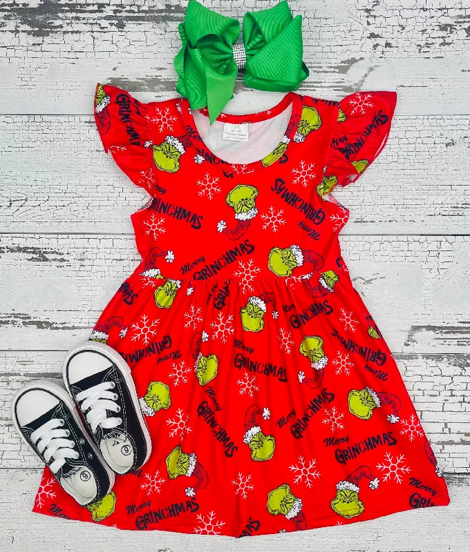 Red Merry Grinchmas Dress