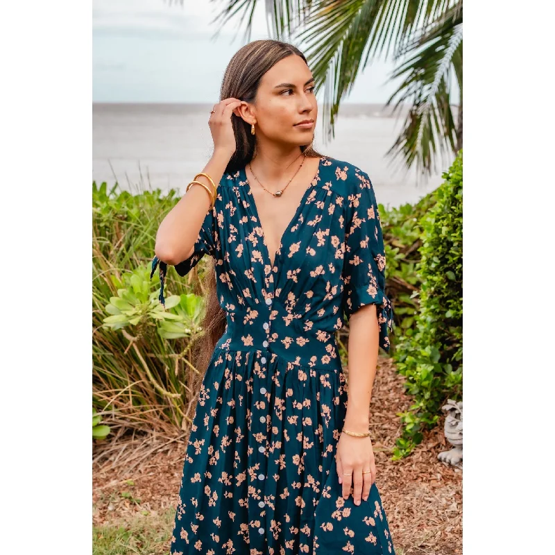 Navy Floral