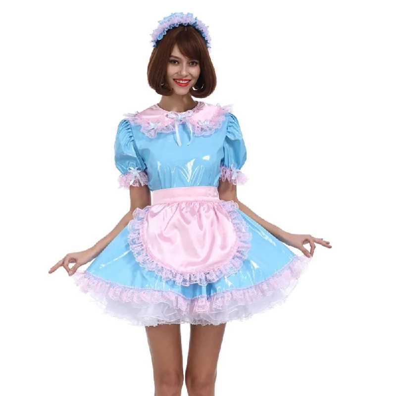 Sissy Maid Baby Blue Uniform