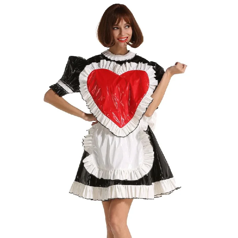 Sissy Maid Lockable Heart Dress